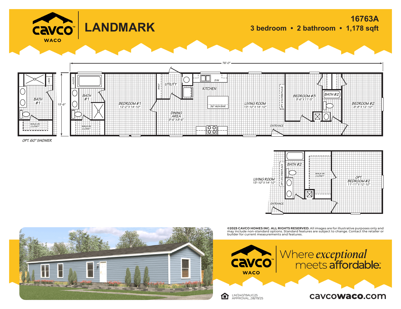 Landmark 16763A floor plan thumbnail