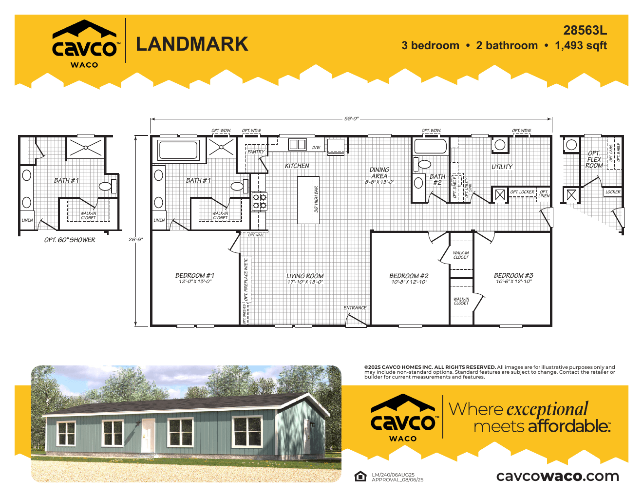 Landmark 28563L floor plan thumbnail