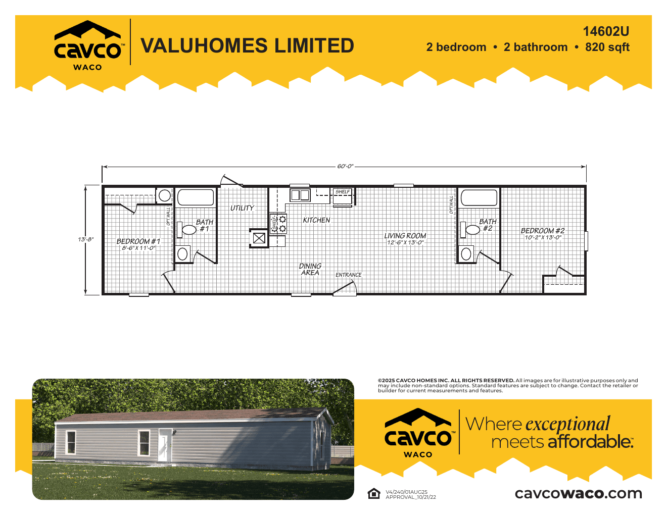 Value 14602U floor plan thumbnail